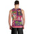 Hawaiian Christmas Men Tank Top - Mele Kalikimaka Island Holiday Vibes - Pink Purple