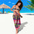 Hawaiian Christmas Sarong - Mele Kalikimaka Island Holiday Vibes - Pink Purple