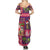 Hawaiian Christmas Summer Maxi Dress - Mele Kalikimaka Island Holiday Vibes - Pink Purple