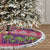 Hawaiian Christmas Tree Skirt - Mele Kalikimaka Island Holiday Vibes - Pink Purple