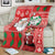 Australian Christmas Blanket - Santa Koala Kangaroo and Holiday Cheer