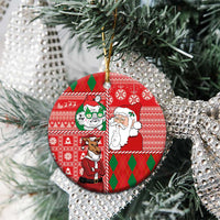 Australian Christmas Ceramic Ornament - Santa Koala Kangaroo and Holiday Cheer LT03 - Polynesian Pride