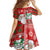 Australian Christmas Family Matching Off Shoulder Maxi Dress and Hawaiian Shirt - Santa Koala Kangaroo and Holiday Cheer