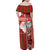 Australian Christmas Family Matching Off Shoulder Maxi Dress and Hawaiian Shirt - Santa Koala Kangaroo and Holiday Cheer