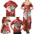 Australian Christmas Family Matching Summer Maxi Dress and Hawaiian Shirt - Santa Koala Kangaroo and Holiday Cheer