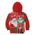 Australian Christmas Kid Hoodie - Santa Koala Kangaroo and Holiday Cheer