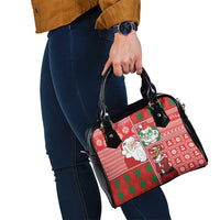 Australian Christmas Shoulder Handbag - Santa Koala Kangaroo and Holiday Cheer LT03 - Polynesian Pride