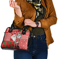Australian Christmas Shoulder Handbag - Santa Koala Kangaroo and Holiday Cheer LT03 - Polynesian Pride