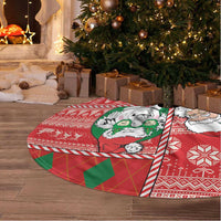 Australian Christmas Tree Skirt - Santa Koala Kangaroo and Holiday Cheer LT03 - Polynesian Pride