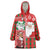 Australian Christmas Wearable Blanket Hoodie - Santa Koala Kangaroo and Holiday Cheer