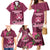 Fiji Adi Cakobau School Family Matching Mermaid Dress and Hawaiian Shirt Tropical Flower and Tapa Pattern LT03 - Polynesian Pride