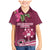 Fiji Adi Cakobau School Family Matching Mermaid Dress and Hawaiian Shirt Tropical Flower and Tapa Pattern LT03 Son's Shirt Pink - Polynesian Pride