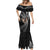 New Zealand Valentine Day Mermaid Dress Aotearoa Warrior and Woman Love Heart Silver Fern Koru LT03 - Polynesian Pride