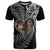 New Zealand Valentine Day T Shirt Aotearoa Warrior and Woman Love Heart Silver Fern Koru LT03 Black - Polynesian Pride