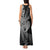 New Zealand Valentine Day Tank Maxi Dress Aotearoa Warrior and Woman Love Heart Silver Fern Koru LT03 - Polynesian Pride