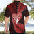 New Zealand Valentine Day Hawaiian Shirt Aotearoa Warrior and Woman Love Story Silver Fern Koru Red Style LT03 - Polynesian Pride