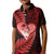 New Zealand Valentine Day Kid Polo Shirt Aotearoa Warrior and Woman Love Story Silver Fern Koru Red Style LT03 Kid Red - Polynesian Pride