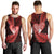 New Zealand Valentine Day Men Tank Top Aotearoa Warrior and Woman Love Story Silver Fern Koru Red Style LT03 - Polynesian Pride