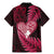 New Zealand Valentine Day Family Matching Mermaid Dress and Hawaiian Shirt Aotearoa Warrior Love Story Silver Fern Koru Pink Style LT03 - Polynesian Pride