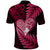 New Zealand Valentine Day Polo Shirt Aotearoa Warrior Love Story Silver Fern Koru Pink Style LT03 - Polynesian Pride