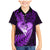 New Zealand Valentine Day Family Matching Mermaid Dress and Hawaiian Shirt Aotearoa Warrior Love Story Silver Fern Koru Purple Style LT03 Son's Shirt Purple - Polynesian Pride