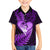 New Zealand Valentine Day Family Matching Off Shoulder Short Dress and Hawaiian Shirt Aotearoa Warrior Love Story Silver Fern Koru Purple Style LT03 Son's Shirt Purple - Polynesian Pride