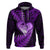 New Zealand Valentine Day Hoodie Aotearoa Warrior Love Story Silver Fern Koru Purple Style LT03 Pullover Hoodie Purple - Polynesian Pride