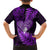 New Zealand Valentine Day Kid Hawaiian Shirt Aotearoa Warrior Love Story Silver Fern Koru Purple Style LT03 - Polynesian Pride