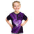 New Zealand Valentine Day Kid T Shirt Aotearoa Warrior Love Story Silver Fern Koru Purple Style LT03 Purple - Polynesian Pride