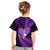 New Zealand Valentine Day Kid T Shirt Aotearoa Warrior Love Story Silver Fern Koru Purple Style LT03 - Polynesian Pride