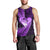 New Zealand Valentine Day Men Tank Top Aotearoa Warrior Love Story Silver Fern Koru Purple Style LT03 - Polynesian Pride