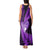 New Zealand Valentine Day Tank Maxi Dress Aotearoa Warrior Love Story Silver Fern Koru Purple Style LT03 - Polynesian Pride