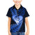 New Zealand Valentine Day Family Matching Mermaid Dress and Hawaiian Shirt Aotearoa Warrior Love Story Silver Fern Koru Blue Style LT03 Son's Shirt Blue - Polynesian Pride