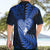 New Zealand Valentine Day Hawaiian Shirt Aotearoa Warrior Love Story Silver Fern Koru Blue Style LT03 - Polynesian Pride