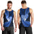 New Zealand Valentine Day Men Tank Top Aotearoa Warrior Love Story Silver Fern Koru Blue Style LT03 - Polynesian Pride