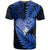 New Zealand Valentine Day T Shirt Aotearoa Warrior Love Story Silver Fern Koru Blue Style LT03 - Polynesian Pride