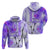 Hawaiian Cocktail Valentine Day Hoodie Hibiscus Kakau Pattern Purple Version LT03 - Polynesian Pride