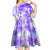 Hawaiian Cocktail Valentine Day Kid Short Sleeve Dress Hibiscus Kakau Pattern Purple Version LT03 - Polynesian Pride