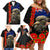 New Zealand Kiwi Soldier ANZAC Family Matching Off Shoulder Short Dress and Hawaiian Shirt Red Poppy Flower and Silver Fern Pattern LT03 - Polynesian Pride