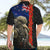 New Zealand Kiwi Soldier ANZAC Hawaiian Shirt Red Poppy Flower and Silver Fern Pattern LT03 - Polynesian Pride