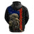 New Zealand Kiwi Soldier ANZAC Hoodie Red Poppy Flower and Silver Fern Pattern LT03 - Polynesian Pride