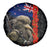 New Zealand Kiwi Soldier ANZAC Spare Tire Cover Red Poppy Flower and Silver Fern Pattern LT03 - Polynesian Pride