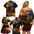 Slouch Hat and Biscuits ANZAC Family Matching Off Shoulder Short Dress and Hawaiian Shirt with Soldier Silver Fern LT03 - Polynesian Pride