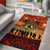 The Rising Sun Badge ANZAC Area Rug Last Post Field of Poppy Starry Night Style LT03 - Polynesian Pride