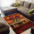 The Rising Sun Badge ANZAC Area Rug Last Post Field of Poppy Starry Night Style LT03 - Polynesian Pride