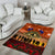 The Rising Sun Badge ANZAC Area Rug Last Post Field of Poppy Starry Night Style LT03 - Polynesian Pride