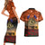 The Rising Sun Badge ANZAC Couples Matching Short Sleeve Bodycon Dress and Hawaiian Shirt Last Post Field of Poppy Starry Night Style LT03 - Polynesian Pride