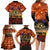 The Rising Sun Badge ANZAC Family Matching Long Sleeve Bodycon Dress and Hawaiian Shirt Last Post Field of Poppy Starry Night Style LT03 - Polynesian Pride