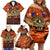 The Rising Sun Badge ANZAC Family Matching Off Shoulder Short Dress and Hawaiian Shirt Last Post Field of Poppy Starry Night Style LT03 - Polynesian Pride