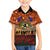 The Rising Sun Badge ANZAC Family Matching Off Shoulder Short Dress and Hawaiian Shirt Last Post Field of Poppy Starry Night Style LT03 Son's Shirt Black - Polynesian Pride